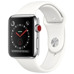 Apple Watch Series 3 Cellular 42mm Stainless Steel Case with Sport Band