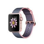 Apple Watch Series 2 38mm Rose Gold with Woven Nylon (MNP02)