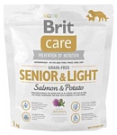 Brit (1 кг) Care Senior & Light Salmon & Potato