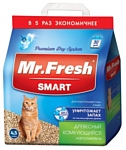 Mr. Fresh Древесный для короткошерстных кошек 4.5л