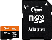 Team microSDHC 32GB TUSDH32GUHS03 (с адаптером)