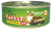CLAN Family Паштет из индейки для кошек (0.1 кг) 24 шт.