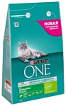 Purina ONE Для домашних кошек с высоким содержанием Индейки и цельными злаками (3 кг)