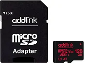 Addlink microSDXC AD128GBMSXU3A 128GB (с адаптером) Addlink microSDXC AD128GBMSXU3A 128GB (с адаптером)