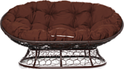 M-Group Мамасан 12110205 (коричневый ротанг/коричневая подушка)