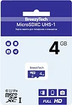 BreezyTech microSDHC Class 6 4GB (без адаптера)