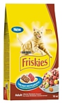 Friskies Adult с мясом, печенью и зелеными овощами (10 кг)