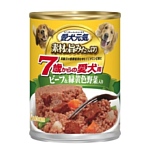 Unicharm (0.375 кг) 1 шт. Aiken Genki для собак c 7 лет - Говядина с овощами