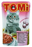 ToMi (0.1 кг) 1 шт. Паучи для кошек телятина с индейкой