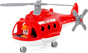 Полесье Вертолет пожарный Альфа 72382 (красный)