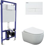 Berges Wasserhaus Ventas Rimless + Visam Slim 525 EX-043308 (с сиденьем)