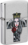 Zippo Cross, Queen and Skull Design 49262
