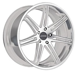 LORENZO WL198 10.5x20/5x120 D74.1 ET38 Silver Machined with Ss Lip