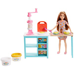 Barbie Breakfast Playset with Stacie Doll FRH74