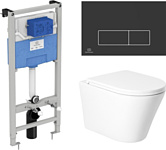 Saniteco KW-9005W в комплекте с инсталляцией + R020467 + R0121A6 Saniteco KW-9005W в комплекте с инсталляцией + R020467 + R0121A6