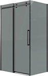 Grossman Classic 110x90x195 120.K33.04.1190.21.10 (черный матовый/тонированное стекло)
