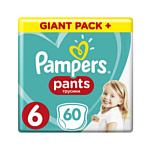 Pampers Pants 6 (15+ кг) 60шт