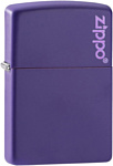 Zippo Classic Purple Matte Zippo Logo 237ZL