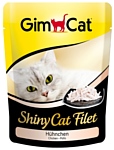 GimCat ShinyCat Filet цыпленок (пауч 0.07 кг) 12 шт.