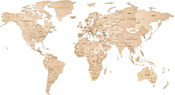 EWA «Карта Мира Large» Антачед Уорлд