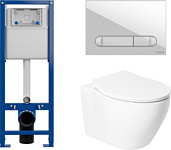 Saniteco KW-99046 в комплекте с инсталляцией + 64109 + S-IN-MZ-VECTOR Saniteco KW-99046 в комплекте с инсталляцией + 64109 + S-IN-MZ-VECTOR