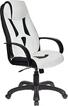 Бюрократ VIKING-8/WH+BLACK (белый/черный)