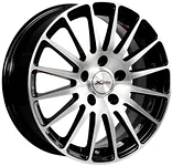 X'trike X-128 6.5x16/5x114.3 D60.1 ET45 BK/FP