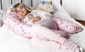 BabySleep Bigpill L 140x35 (хлопок, розовый)