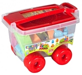 Pilsan Trolley Blocks 03-229 39 деталей Pilsan Trolley Blocks 03-229 39 деталей
