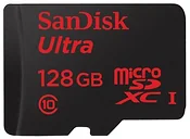 Sandisk Ultra microSDXC Class 10 UHS-I 30MB/s 128GB + SD adapter Sandisk Ultra microSDXC Class 10 UHS-I 30MB/s 128GB + SD adapter