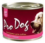 Pro Dog Для собак дичь с клюквой консервы (0.2 кг) 1 шт.