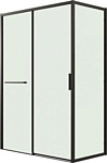 Grossman Style 120x90x195 120.K33.05.1290.21.00 (черный матовый/прозрачное стекло)