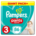 Pampers Pants 3 (6-11 кг), 86 шт