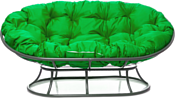 M-Group Мамасан 12100304 (серый/зеленая подушка)