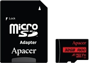 Apacer AP32GMCSH10UB-R 32GB (с адаптером)