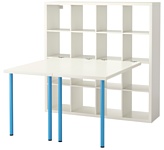 Ikea Каллакс (белый/синий) (491.336.16)