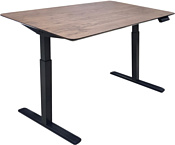 ErgoSmart Wooden Electric Desk 1300х750х27 мм (дуб мореный/черный)