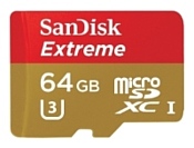 Sandisk Extreme microSDXC Class 10 UHS Class 3 60MB/s 64GB
