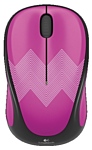 Logitech Wireless Mouse M238 Purple Zigzag White-Purple USB