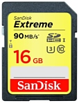 Sandisk Extreme SDHC UHS Class 3 90MB/s 16GB