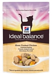 Hill's (0.085 кг) 1 шт. Ideal Balance Feline Adult Slow-Cooked Chicken Recipe Pouch