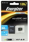 Energizer microSDXC Class 10 UHS-I U1 80MB/s 128GB + SD adapter