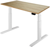ErgoSmart Unique Ergo Desk 1380x800x18мм (дуб натуральный/белый)