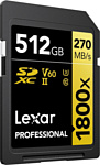 Lexar Professional 1800x SDXC LSD1800512G-BNNNG 512GB