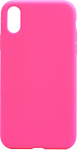 EXPERTS Soft-Touch для Apple iPhone XS Max с LOGO (розовый)