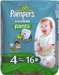 Pampers Active Boy 4 Maxi (16 шт)