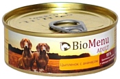 BioMenu (0.1 кг) 1 шт. Adult консервы для собак с цыпленком и ананасами