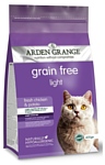 Arden Grange (0.4 кг) Adult Cat Light курица и картофель сухой корм беззерновой, для взрослых кошек, диетический