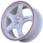 Sakura Wheels 391A 7.5x17/5x114.3 D73.1 ET42 White+Red