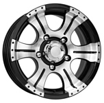 K&K Байконур 8x16/5x139.7 D108.5 ET0 алмаз черный K&K Байконур 8x16/5x139.7 D108.5 ET0 алмаз черный